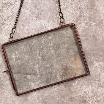 Hanging Metal Photo Frame With Metal Chain, 7 of 7