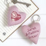 Personalised Initial Heart Keyring Gift, thumbnail 9 of 12