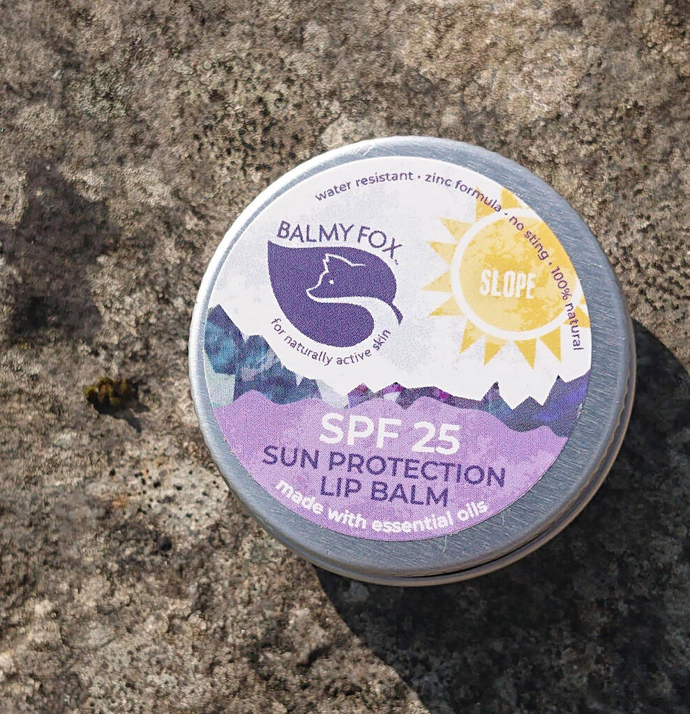 On The Slope Natural Ethical Spf 25 Sunscreen Lip Balm By Balmy Fox