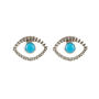 Evil Eye Protection Turquoise And Lapis Lazuli Necklace, thumbnail 8 of 11