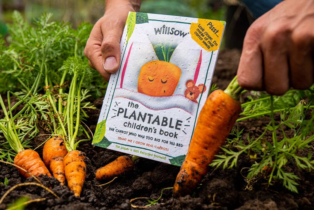 Personalised Plantable Carrot Children's Story Book, 1 of 8