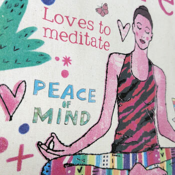 Personalised Meditation And Mindfulness Bag, 9 of 10