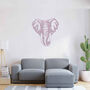 Majestic Wooden Elephant Portrait Art For Home Walls, thumbnail 4 of 12