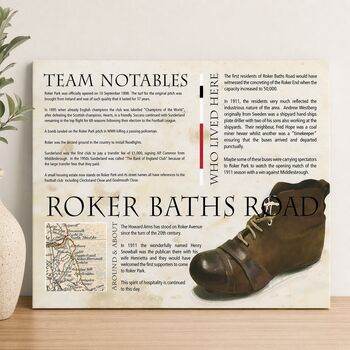 Football Fan Gift History Print Of Your Club, 5 of 5