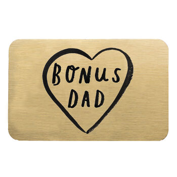 Step Dad 'Bonus Dad' Wallet Card, 4 of 8