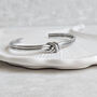 Double Knot Bangle Silver, thumbnail 1 of 6