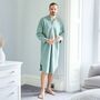 Men's 'Moss' Herringbone Brushed Cotton Nightshirt, thumbnail 1 of 4