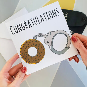 Police Officer Congratulations Card, 2 of 3