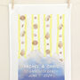 'Shoreline' Personalised Tea Towel Gift For Couple, thumbnail 2 of 3