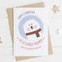 Cute Polar Bear Christmas Card For Mummy, thumbnail 2 of 2