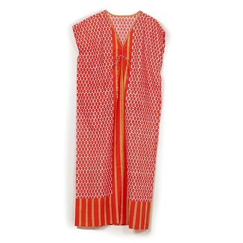 Designer Luxurious Handwoven Cotton Kaftan Dress, 3 of 5