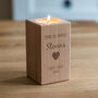 Personalised Wedding Date Candle Holder Gift, thumbnail 1 of 6