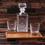 Personalised Bar Tray Set With Decanter And Glasses, thumbnail 1 of 4