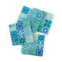 Turquoise Teal 'Mixed Tiles' Coaster Set, thumbnail 2 of 11