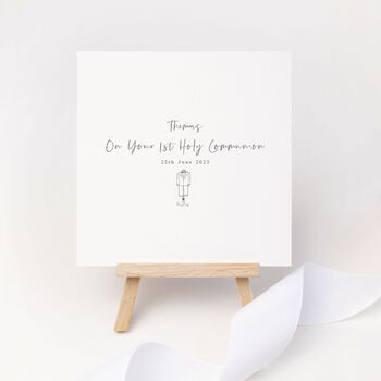 Personalised 1st Holy Communion Card, 3 of 5