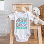 Personalised Our First Father's Day Bodysuit, thumbnail 1 of 2