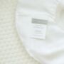 Organic 100% Cotton Fitted Sheet To Fit Cot 160 X 90cm, thumbnail 5 of 5