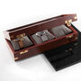 Personalised Luxury Three Piece Wooden Watch Box, thumbnail 7 of 11