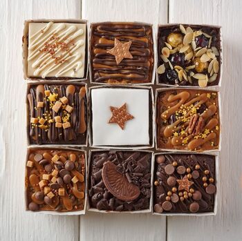 Fruit, Chocolate, And Spiced Rum Cakes Christmas Gift Box, 7 of 7