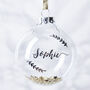 Personalised Sequin Christmas Bauble, thumbnail 1 of 7
