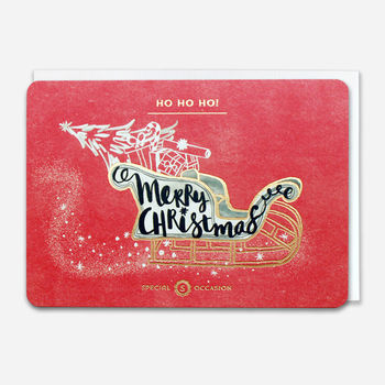 'Merry Christmas. Ho Ho Ho!' Card, 2 of 2