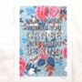 'Be Kind' Typography Illustrated Print, thumbnail 4 of 4