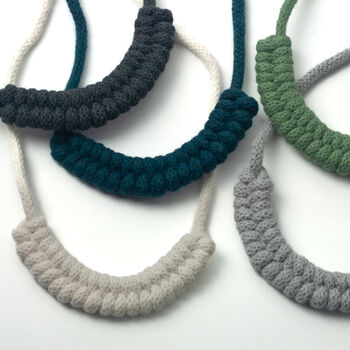 Macrame Statement Necklace, 12 of 12