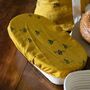 Bee Oval Linen Banneton/Bowl Cover, thumbnail 3 of 5