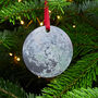 Full Moon Personalised Christmas Tree Decoration, thumbnail 2 of 5