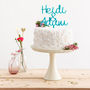 Personalised Two Name Couples Cake Topper, thumbnail 1 of 3