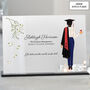 Personalised Suit Graduation Gift For Her Flower Design, thumbnail 2 of 11