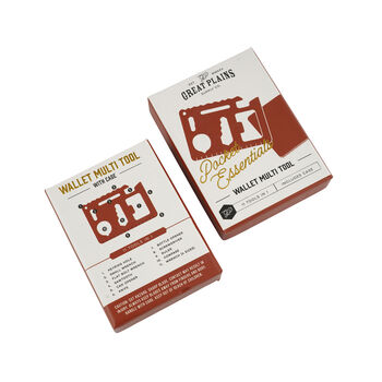 Great Plains 11 In One Wallet Multi Tool In Gift Box | Gadget | Fathers Day | Novelty Gift | Practical Tool | Handy Tool, 6 of 6