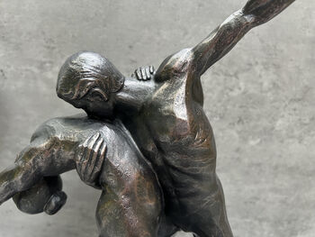 Dancing Couple Lovers Figurine – 37cm Black Ornament, 7 of 12