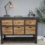 Industrial Wood And Iron Sideboard, thumbnail 1 of 1