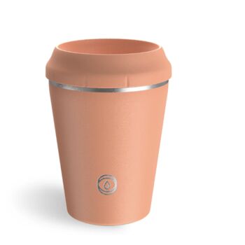Personalised Premium Reusable Cup 8oz Peach, 2 of 5