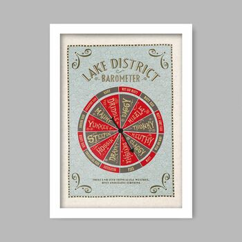 Lake District Barometer Poster Print, 3 of 3