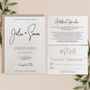 Signature Seed Paper Wedding Invitations, thumbnail 1 of 3