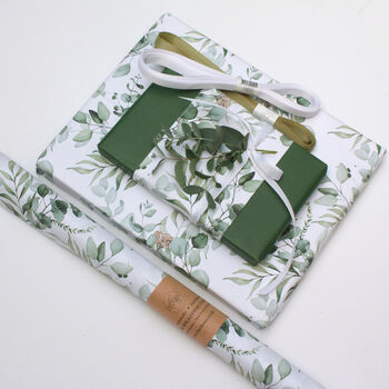 Eucalyptus Gift Wrap Paper Roll | 6m Recyclable, 2 of 4