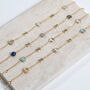 Miramar Gold Gemstone Friendship Bracelet, thumbnail 3 of 3