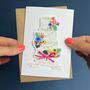 Luxury Personalised Wedding Card With Wedding Cake, thumbnail 1 of 7
