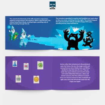 Personalised Daddy And Children Story Book 'Dress Up Adventure', 9 of 9