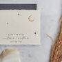 Celestial Moon And Stars Save The Dates, thumbnail 3 of 6