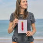 Blast Off Kids Shape Rocket Art Print, thumbnail 3 of 4
