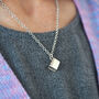 Book Necklace In Sterling Silver, thumbnail 8 of 9
