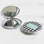 Personalised Houndstooth Compact Mirror, thumbnail 6 of 6