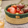 Bakari: Green And Brown Bread Basket, thumbnail 1 of 8