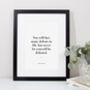 Use Your Own Words Personalised Quote Print, thumbnail 9 of 9