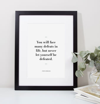 Use Your Own Words Personalised Quote Print, 9 of 9