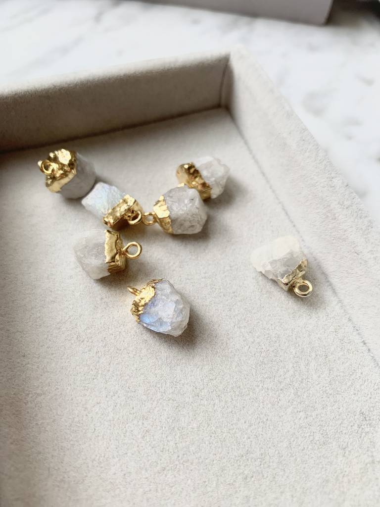 moonstone june birthstone stud earrings by decadorn