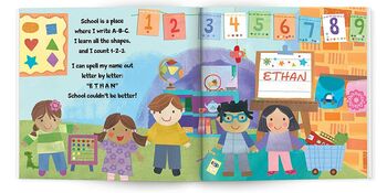 Personalised Children's Book, Nursery School Book, 3 of 9